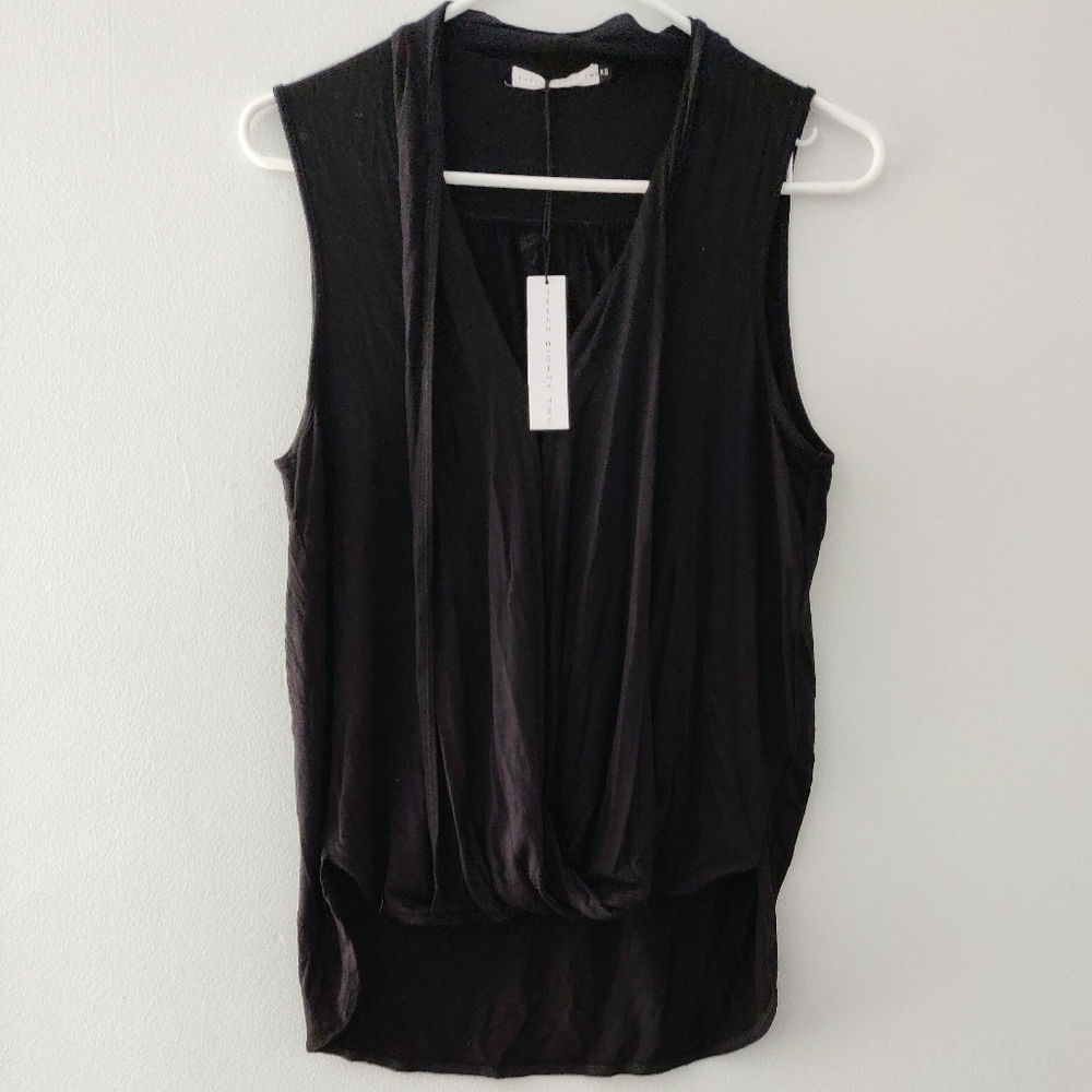 BLACK TANK TOP VEST SIZE XS